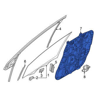 Hyundai OE - Front Left Door Panel Carrier