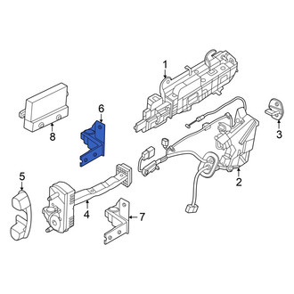 Hyundai OE - Front Left Upper Door Hinge