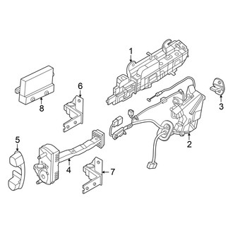 Hyundai OE - Front Door - Lock & Hardware