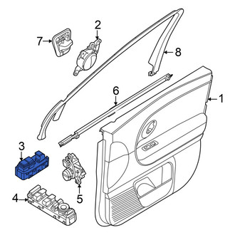 Hyundai OE - Front Right Door Window Switch