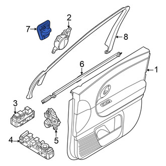 Hyundai OE - Front Left Door Mirror Trim Ring