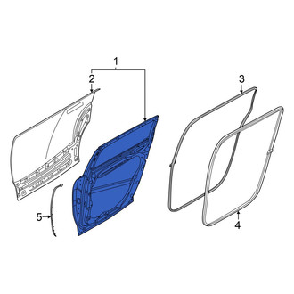 Hyundai OE - Rear Left Door Shell