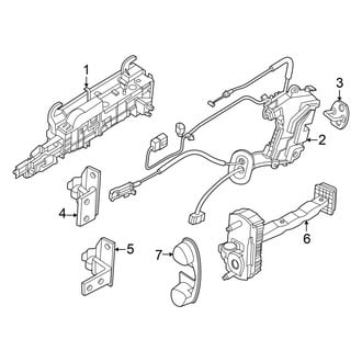 Hyundai OE - Rear Door - Lock & Hardware