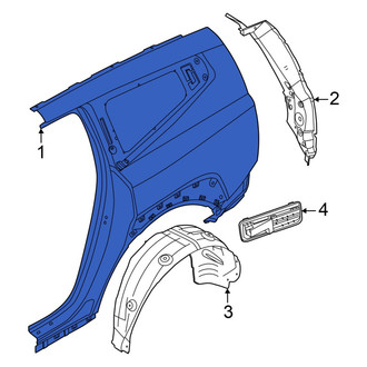 Hyundai OE - Rear Left Outer Quarter Panel
