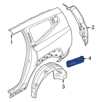 Hyundai OE - Rear Left Quarter Panel Vent