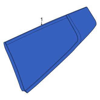 Hyundai OE - Rear Left Quarter Glass