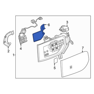 Hyundai OE - Rear Drive Motor Battery Pack Charging Port Cover