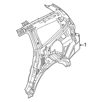Hyundai OE - Quarter Panel - Inner Structure