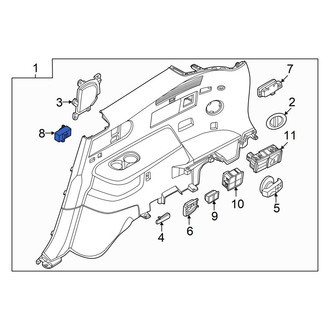 Hyundai OE - Rear Right Inner 12 Volt Accessory Power Outlet