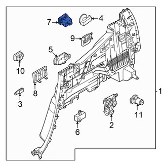 Hyundai OE - Rear Left Liftgate Latch Release Switch