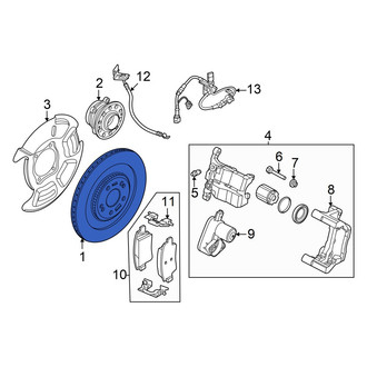 Hyundai OE - Rear Disc Brake Rotor