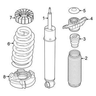 Hyundai OE - Rear Suspension - Shocks & Components