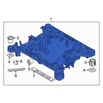Hyundai OE - Rear Suspension Subframe Crossmember