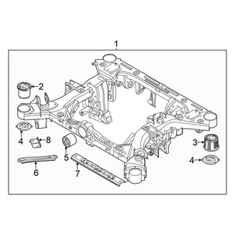 Hyundai OE - Rear Suspension - Suspension Mounting