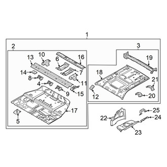 Hyundai OE - Rear Floor Pan