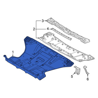 Hyundai OE - Front Floor Pan Splash Shield