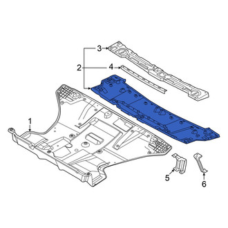 Hyundai OE - Rear Floor Pan Splash Shield
