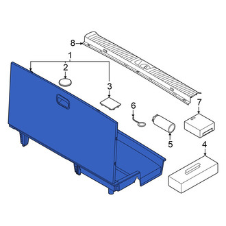 Hyundai OE - Rear Trunk Floor Storage Box