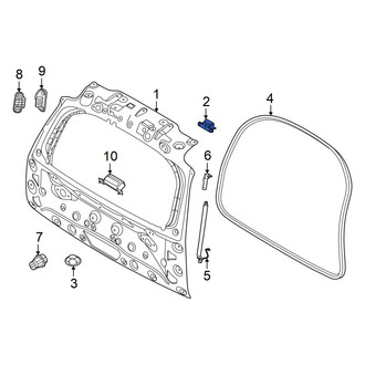 Hyundai OE - Rear Liftgate Hinge
