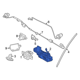 Hyundai OE - Rear Liftgate Latch