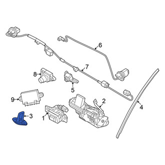 Hyundai OE - Rear Liftgate Lock Striker Plate