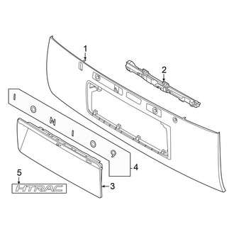Hyundai OE - Lift Gate - Exterior Trim