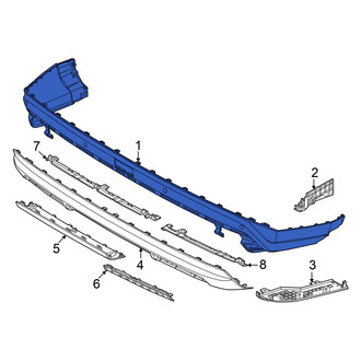 Hyundai OE - Rear Lower Bumper Cover