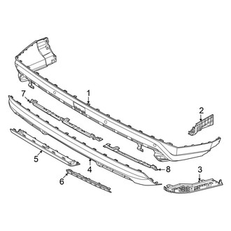 Hyundai OE - Rear Bumper - Bumper & Components (Lower Components)