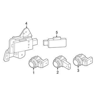 Hyundai OE - Rear Bumper - Electrical Components