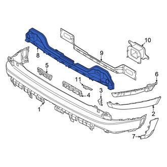 Hyundai OE - Rear Bumper Impact Bar