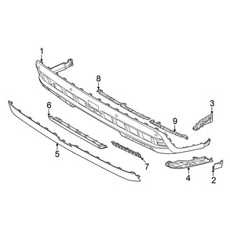 Hyundai OE - Rear Bumper - Bumper & Components (Lower Components), (Calligraphy)