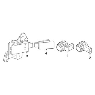 Hyundai OE - Rear Bumper - Electrical Components (Calligraphy)