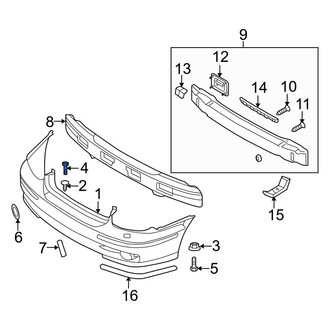 Hyundai OE - Front Spoiler Bolt