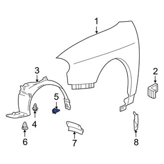 Hyundai OE - Bumper Cover Nut