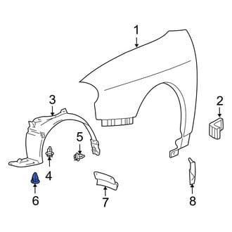 Hyundai OE - Bumper Cover Nut