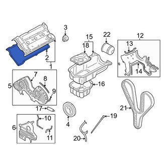 Hyundai OE - Engine Valve Cover Gasket