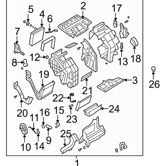 Hyundai OE - A/C Evaporator Temperature Sensor