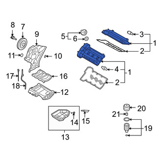 Hyundai OE - Left Engine Valve Cover