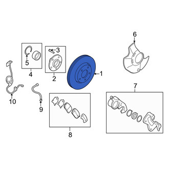 Hyundai OE - Front Disc Brake Rotor