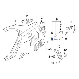 Hyundai OE - Fuel Door Spring