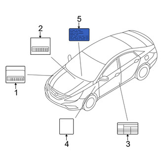 Hyundai OE - Caution Label