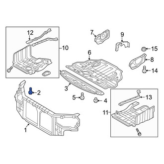 Hyundai OE - Bumper Impact Bar Bolt