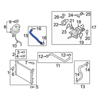 Hyundai OE - Engine Coolant Pipe