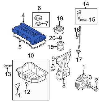 Hyundai OE - Engine Valve Cover