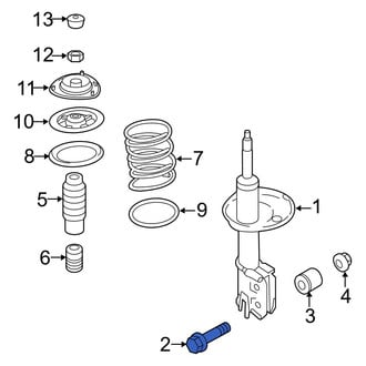Hyundai OE - Suspension Strut Bolt