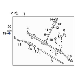 Hyundai OE - Suspension Strut Nut