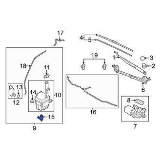 Hyundai OE - Washer Fluid Level Sensor