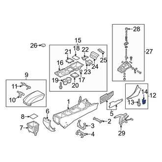 Hyundai OE - Body D-Pillar Trim Panel Clip