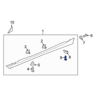 Hyundai OE - Grille Molding Screw