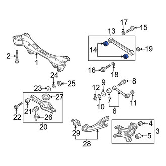 Hyundai OE - Front Forward Suspension Control Arm Bushing